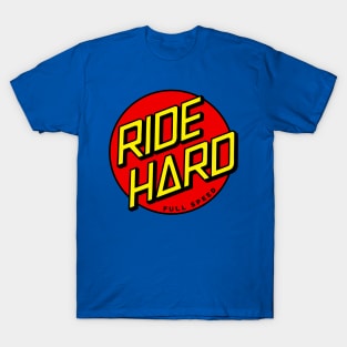 Ride Hard Mountain Bike T-sirt. T-Shirt